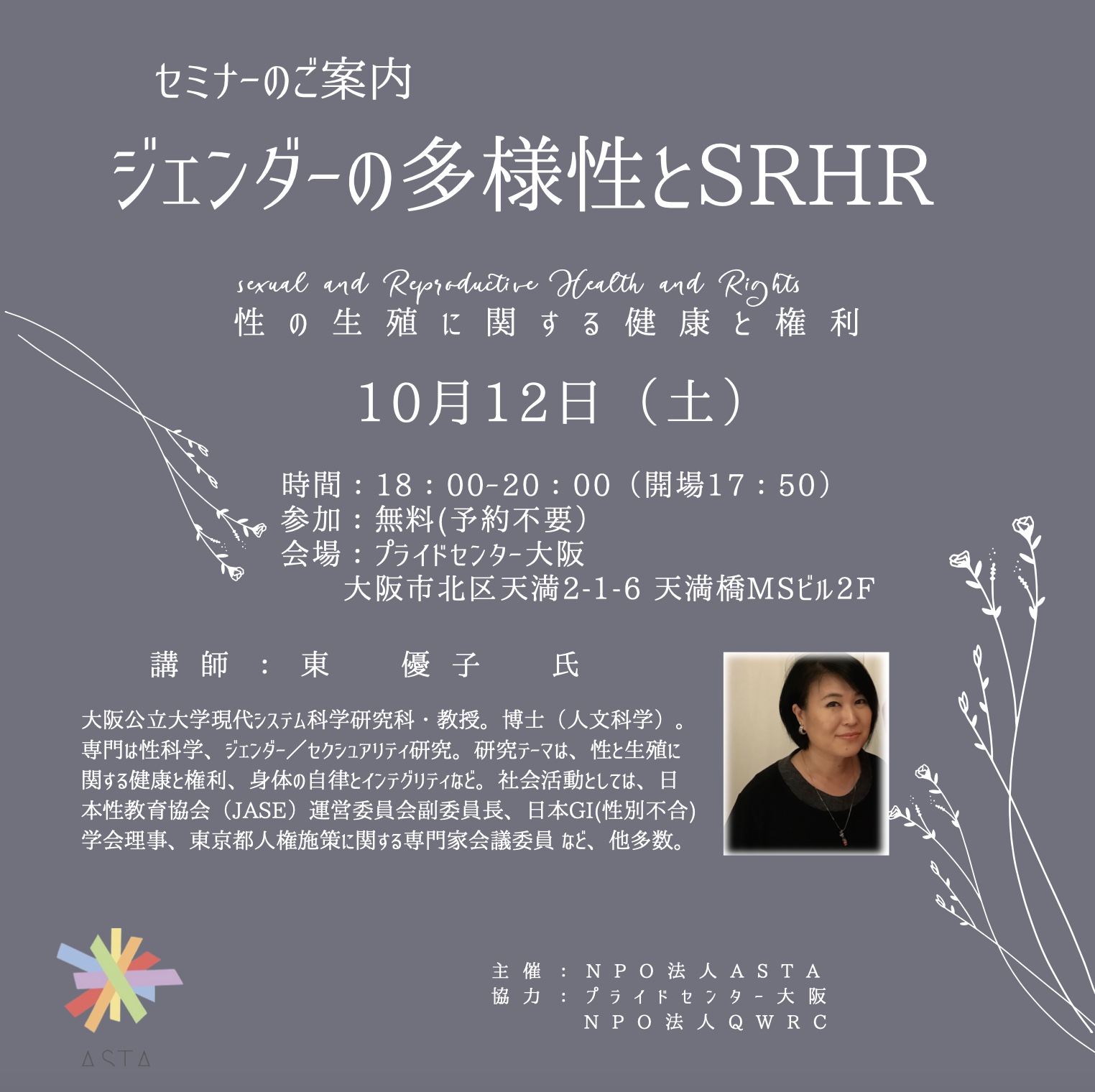 ジェンダーの多様性とSRHR