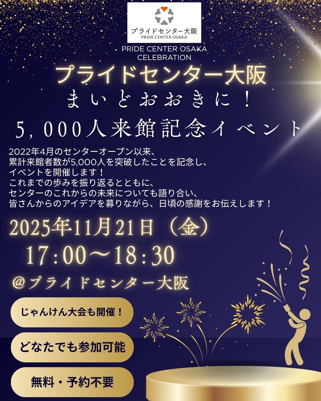 まいどおおきに5000人来館記念イベント